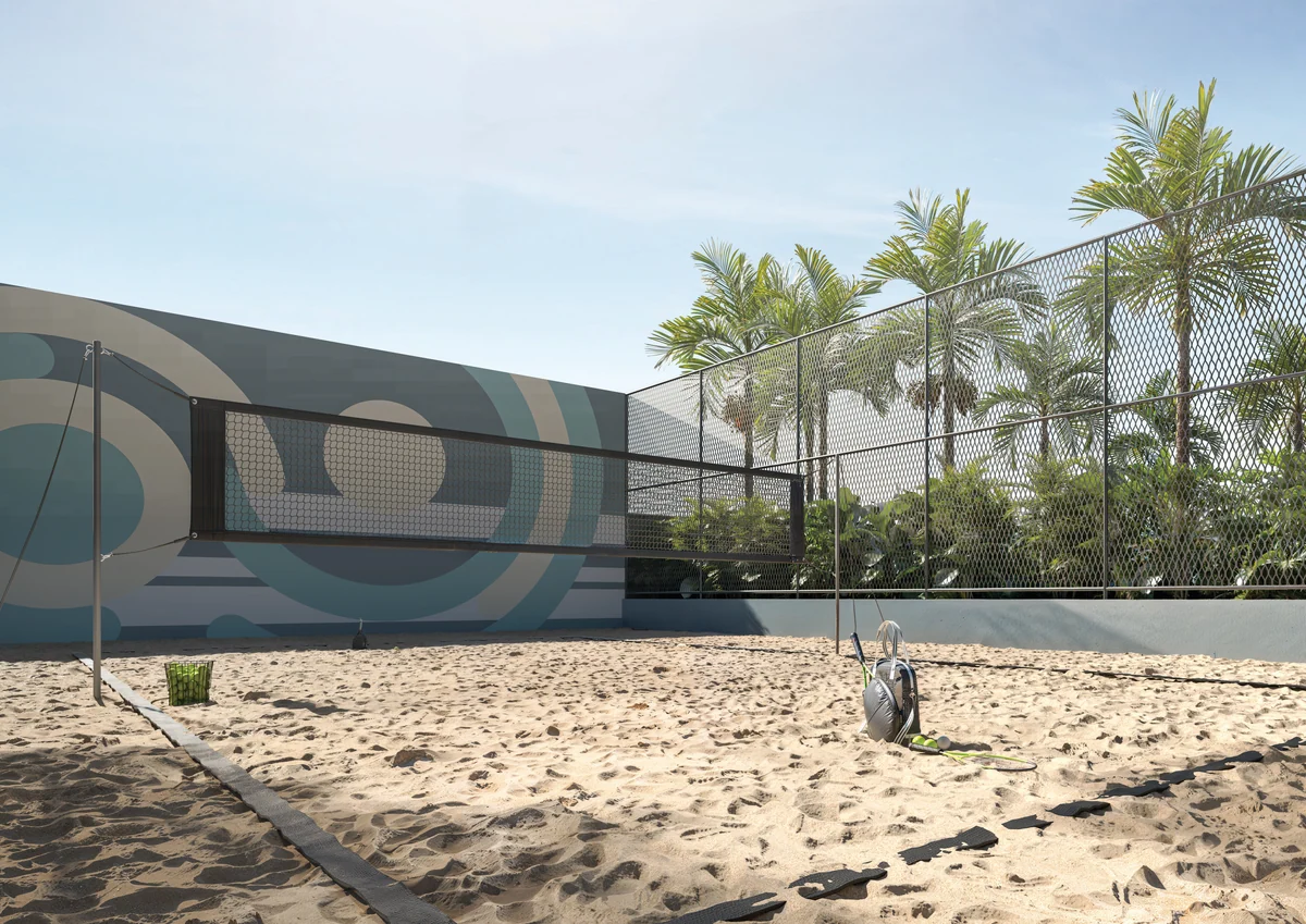 Quadra de Beach Tennis