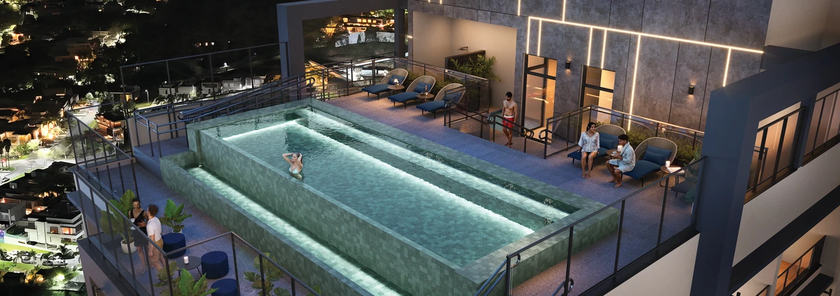 Infinity Pool no rooftop